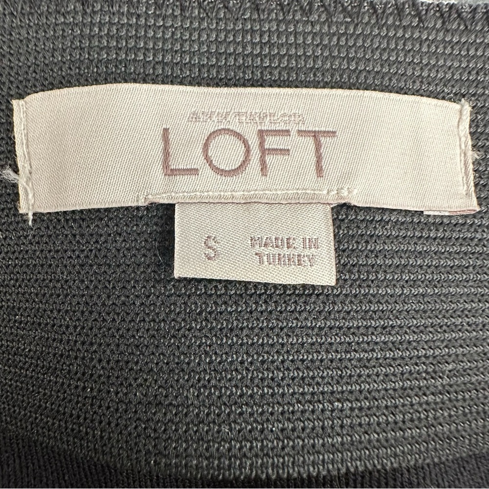 Loft Black and White Stretch Pencil Skirt Size Small - Picture 4 of 8